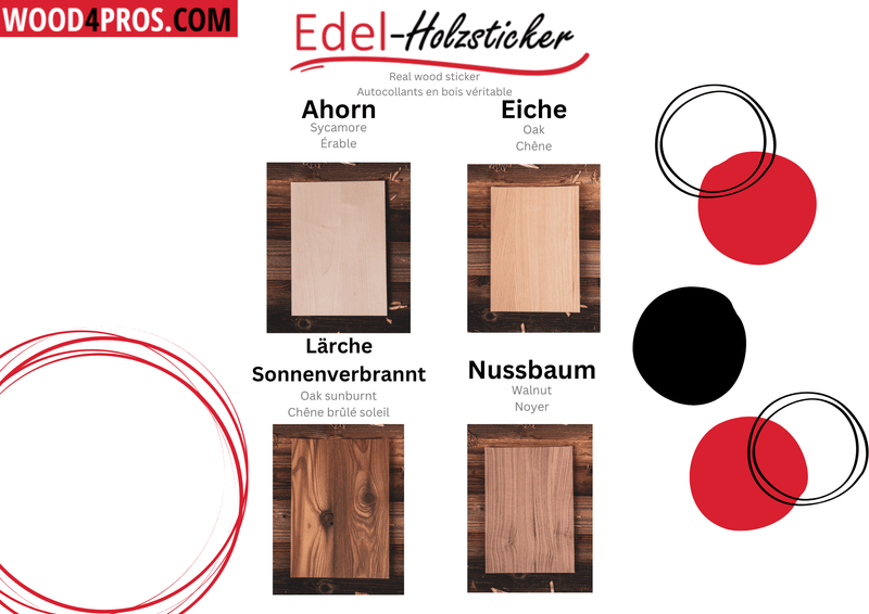 Laden Sie das Bild in Galerie -Viewer, Holzsticker